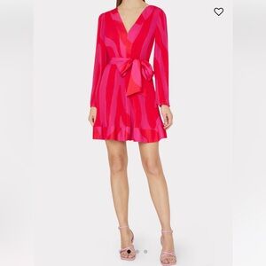 Milly- LIV Pleated Zebra Dress